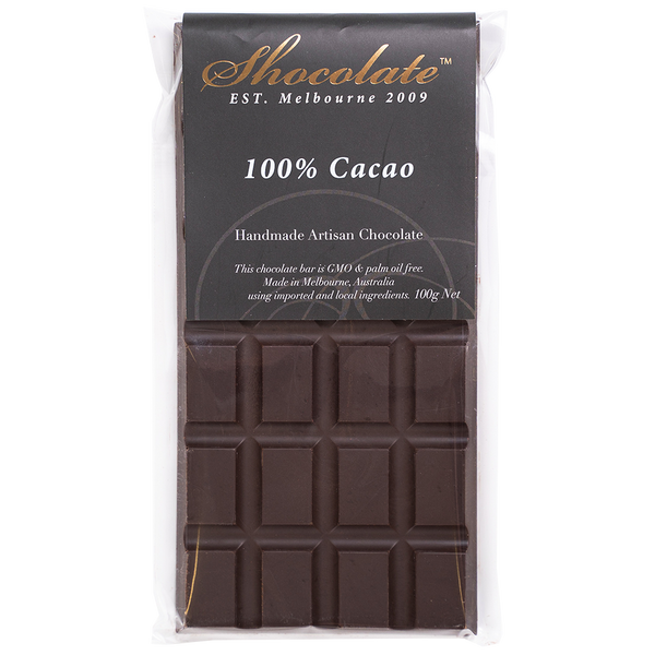 Packet Dark Chocolate 100% Cocao Block