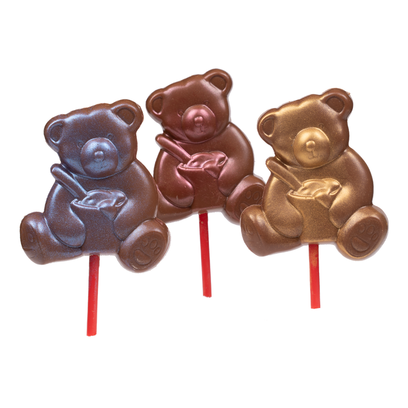 Teddy Milk Chocolate Lollipop