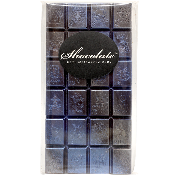 Dark Chocolate Advent Block