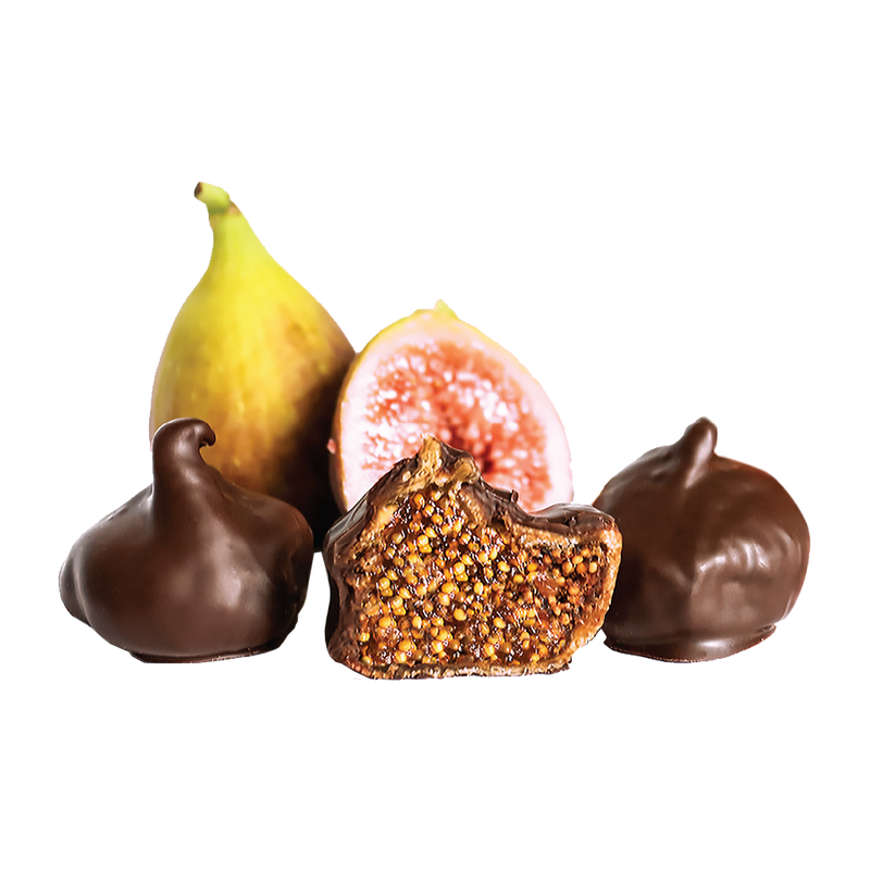 Figs Coated In Dark Chocolate